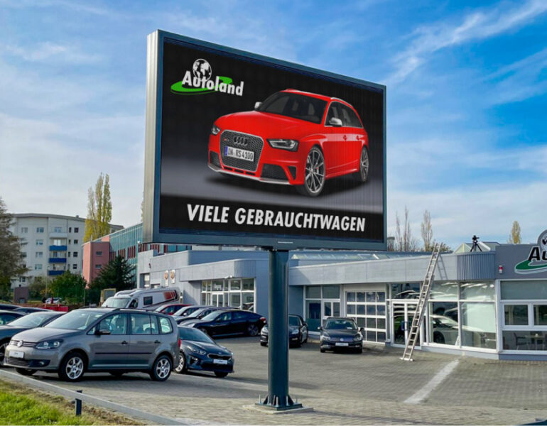 Pantalla LED exterior de venta de coches 2