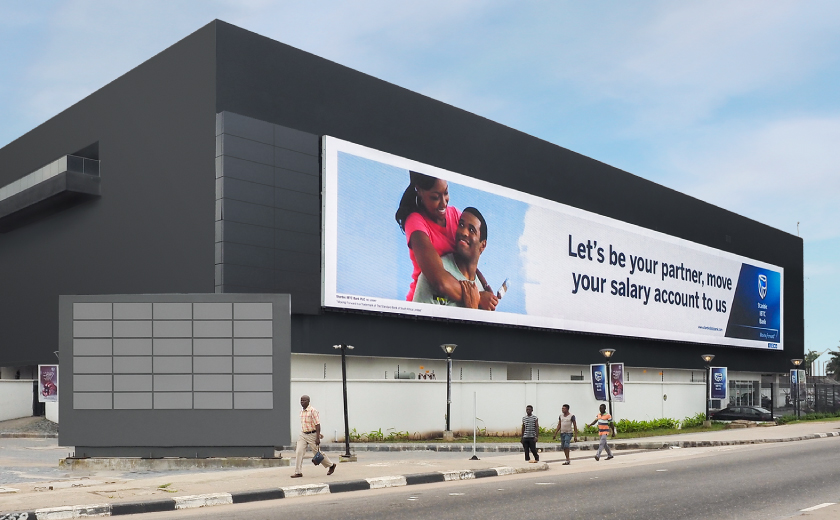 Gran pantalla LED exterior