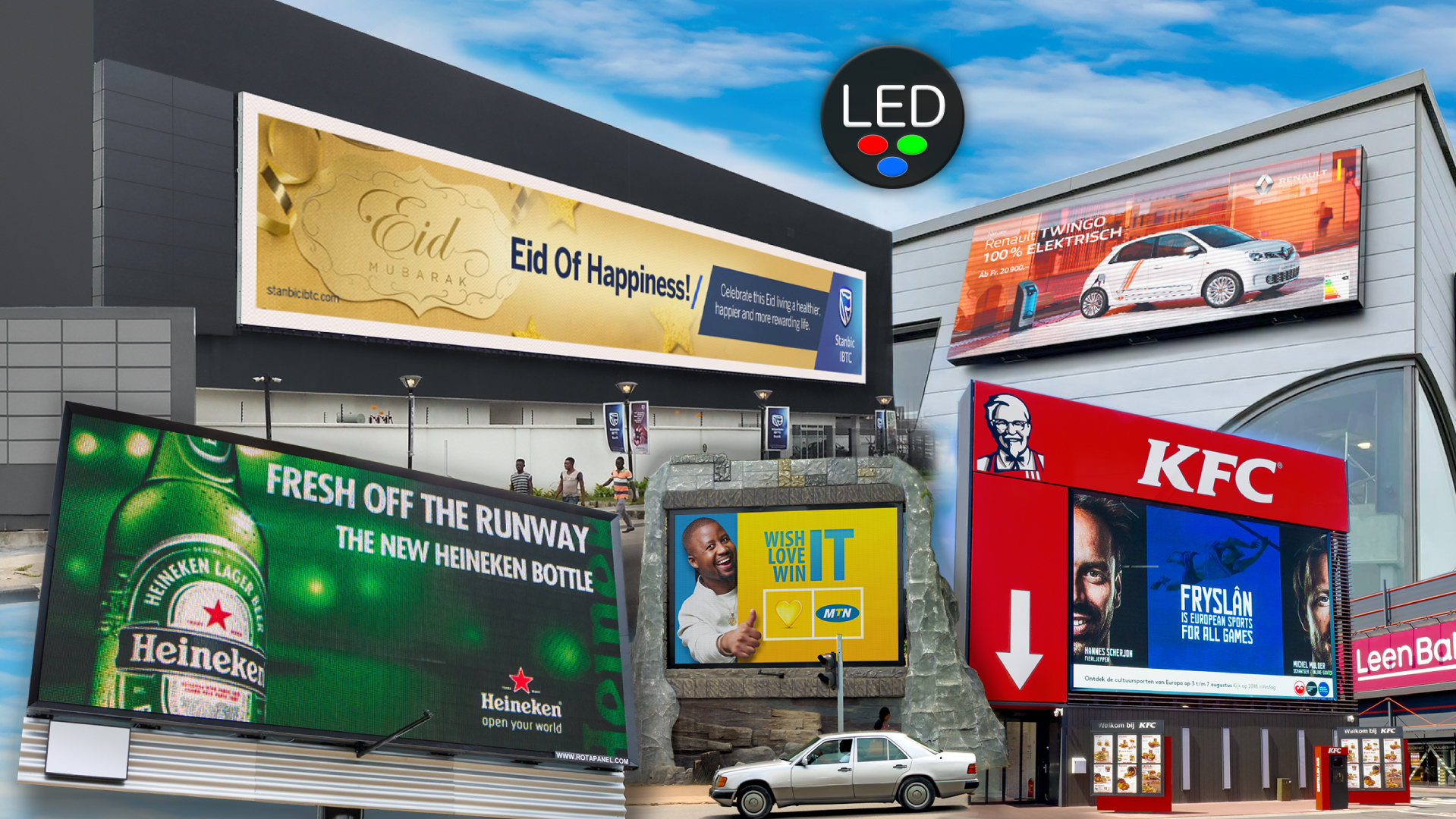 Vallas publicitarias digitales LED 1